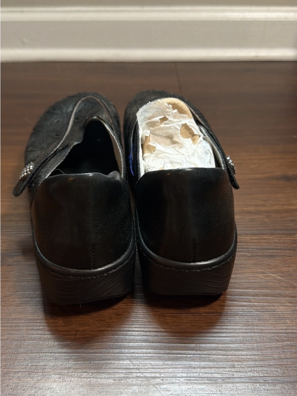 Alegria Ophelia black breeze leather Mary Jane shoes - Picture 4 of 5